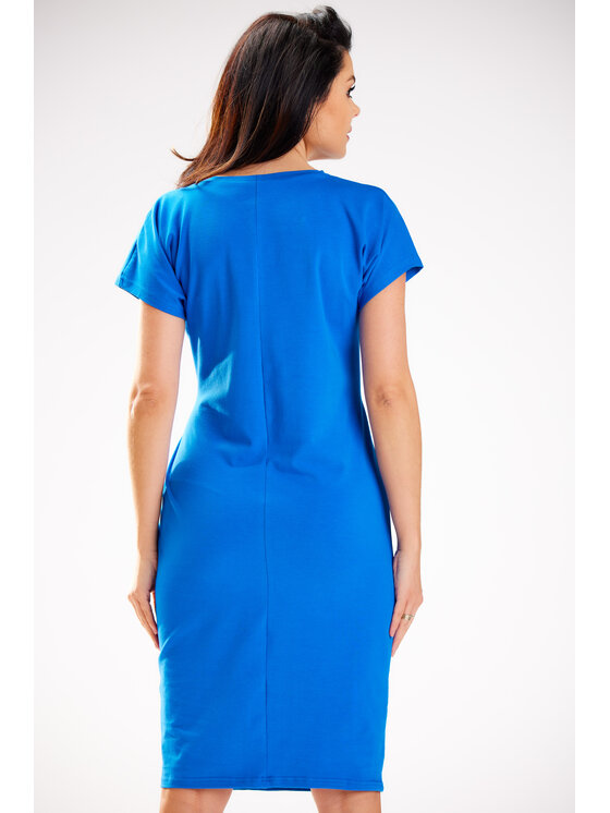 Infinite You Infinite You Sukienka letnia M302 Niebieski Basic Fit