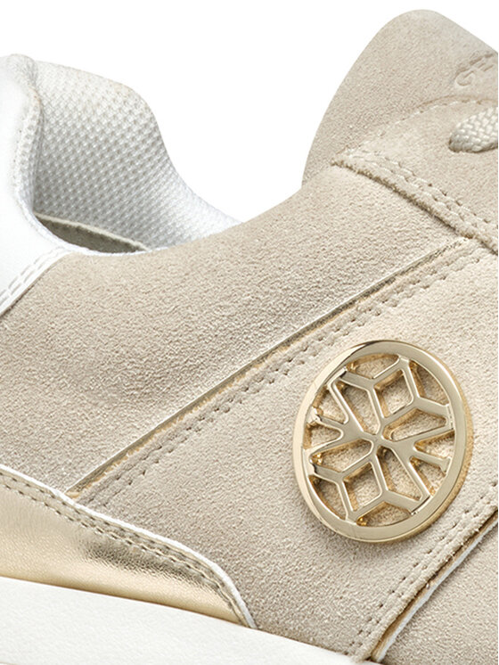 Geox Geox Snīkeri D New Kency D55MZA 022BN CH62L Bēšs