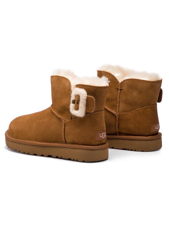 Ugg mini bailey fluff on sale buckle