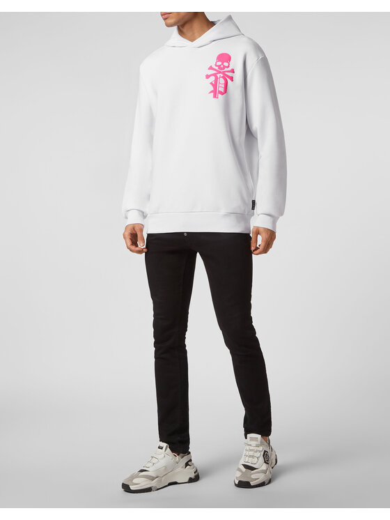 PHILIPP PLEIN PHILIPP PLEIN Felpa 491 Bianco Regular Fit