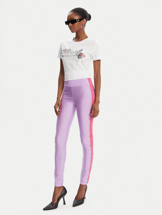 Versace Jeans Couture Versace Jeans Couture Тишърт 79HAHB00 CJB01 Бял Regular Fit