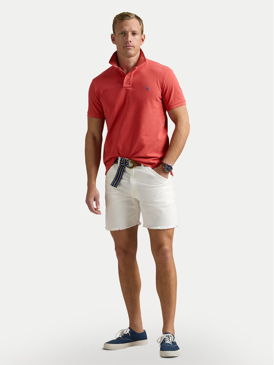 Polo Ralph Lauren Polo Ralph Lauren Polo majica 710536856443 Rdeča Slim Fit