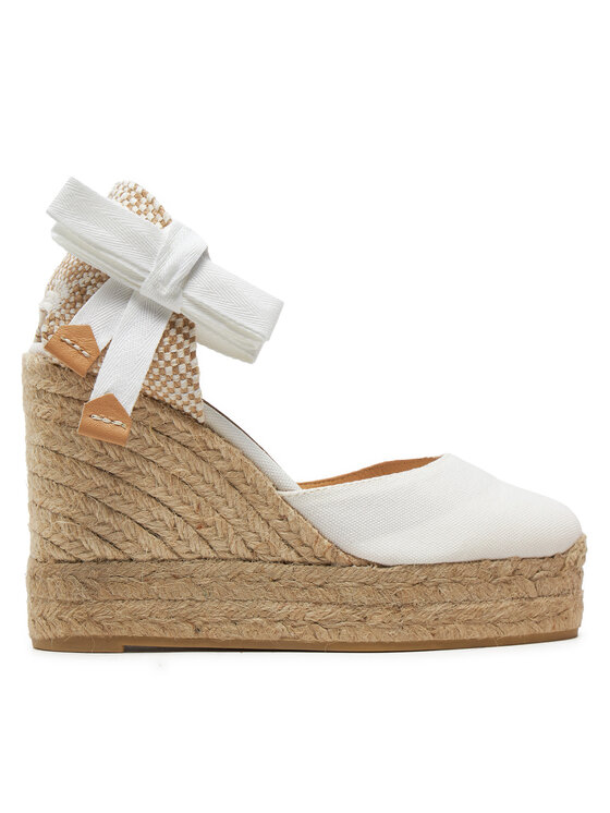 Espadrile Castañer Carina/8Ed/001 020961 Alb