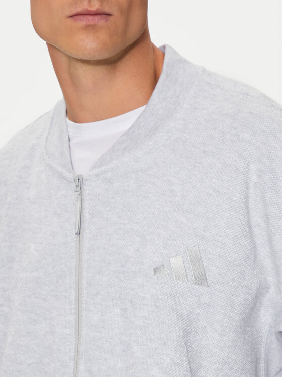 adidas adidas Felpa Elevated ALL SZN Terry Loop IY6584 Grigio Loose Fit