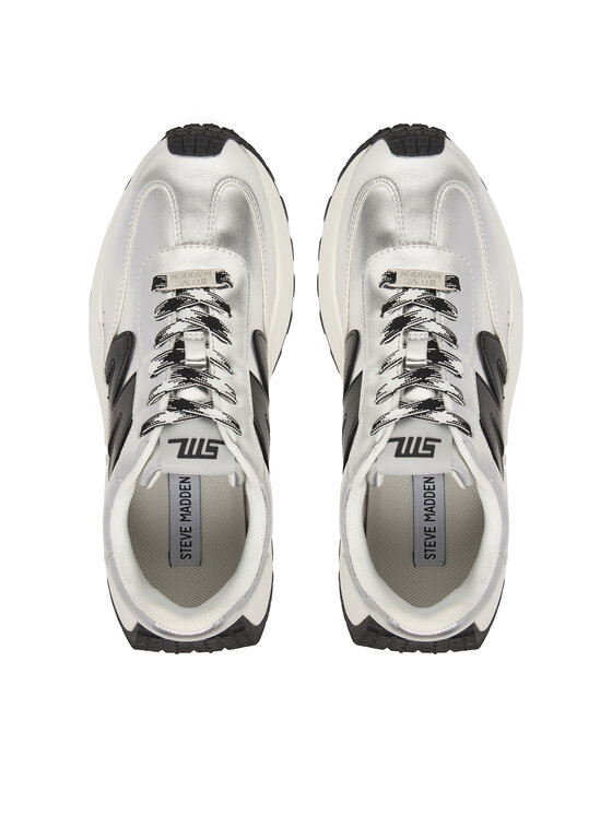 Steve Madden Steve Madden Sneakersy Supercampo SM11004808 Stříbrná