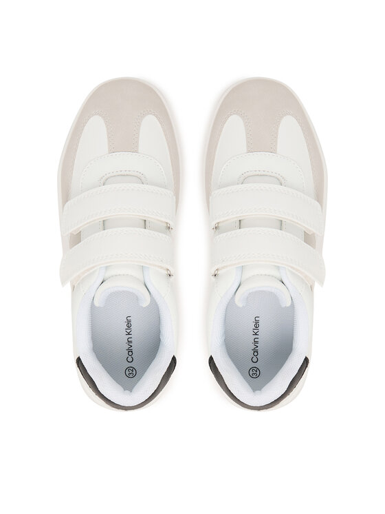 Calvin Klein Calvin Klein Snīkeri Low Cut Velcro V1X9-83277-1269 S Balts