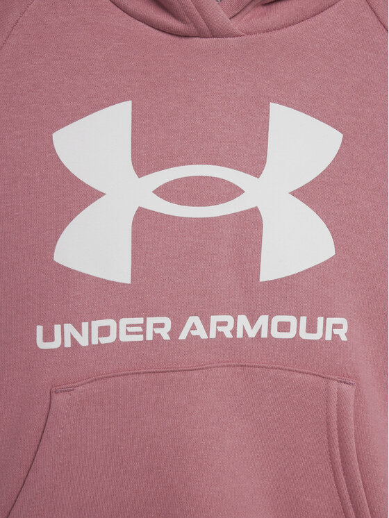 Under Armour Under Armour Суитшърт Ua Rival Fleece Bl Hoodieâ 1379615 Розов Loose Fit