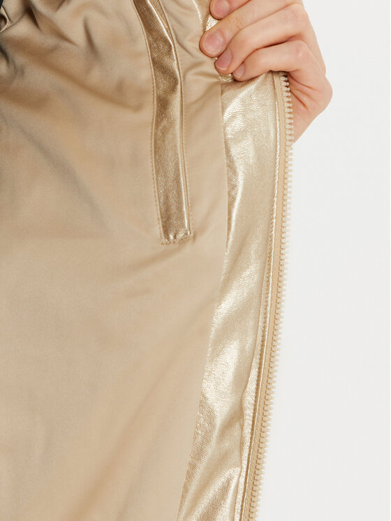 Guess Guess Giacca in similpelle Marianne W4BL60 WGB20 Oro Regular Fit