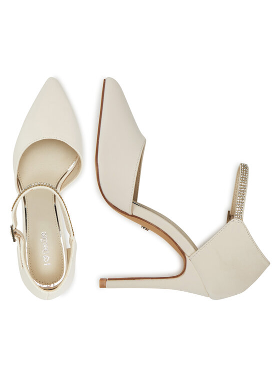 DeeZee DeeZee High Heels AJ-97503-3 Écru