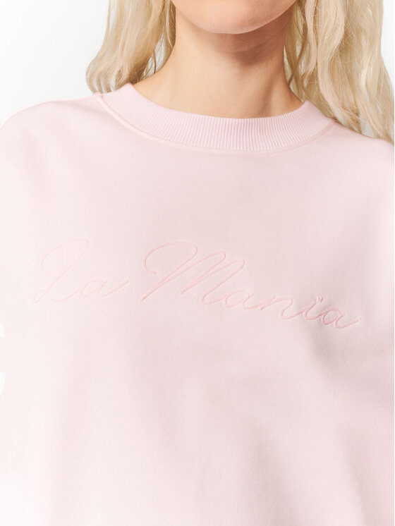 La Mania La Mania Felpa NUVOLA Rosa Basic Fit