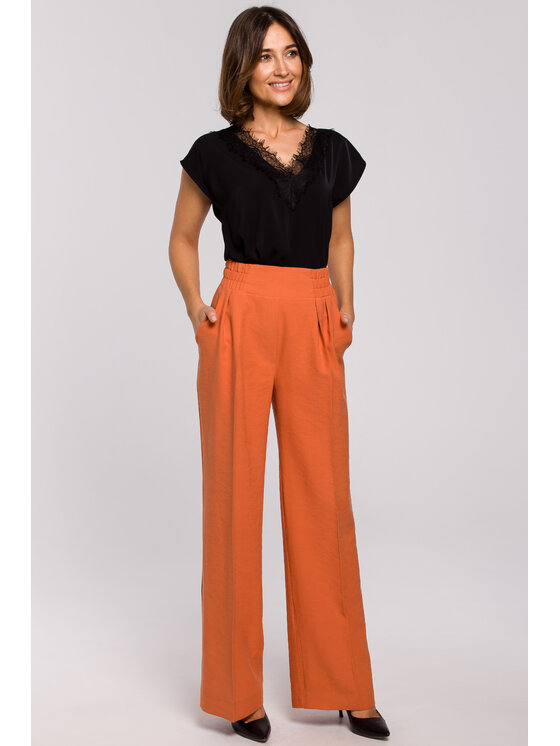 Stylove Stylove Bluzka S206 Czarny Regular Fit