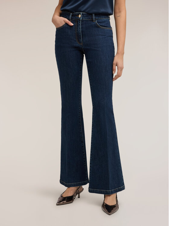 Motivi Motivi Jeansy P427Q004322N034 Niebieski Flare Fit