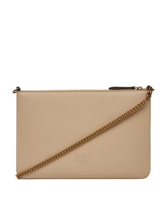 PINKO PINKO Kabelka Flat Classic AI 25-26 PCPL 100455 A0F1 Béžová