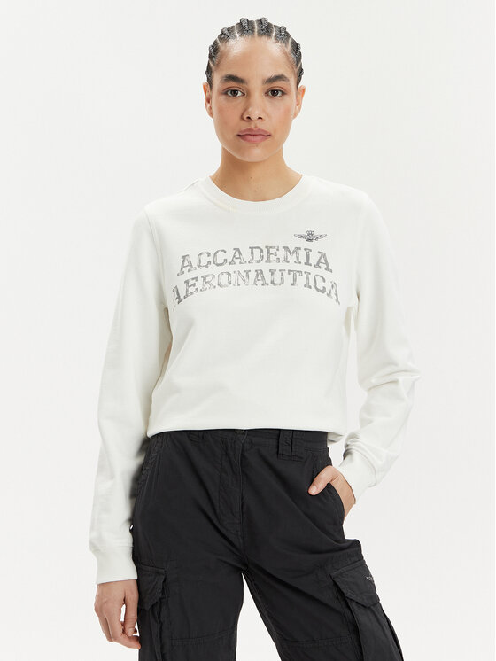 Aeronautica Militare Aeronautica Militare Μπλούζα 241FE1861DF511 Εκρού Regular Fit