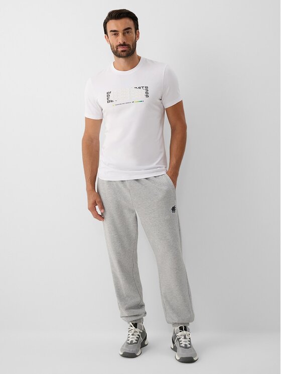 4F 4F T-shirt 4FRAW26TTSHM4666-10S Bianco Regular Fit