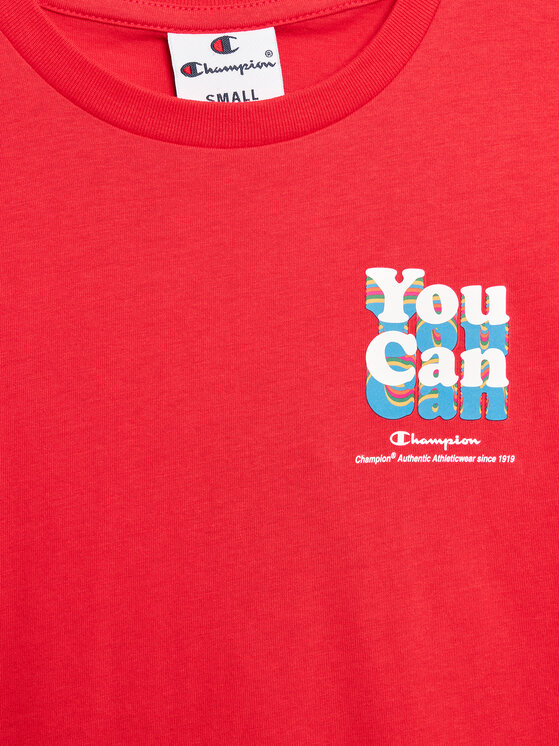 Champion Champion Футболка 306374 Червоний Regular Fit