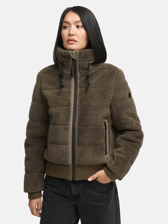 Navahoo Navahoo Kurtka zimowa Schneepuder Brązowy Regular Fit