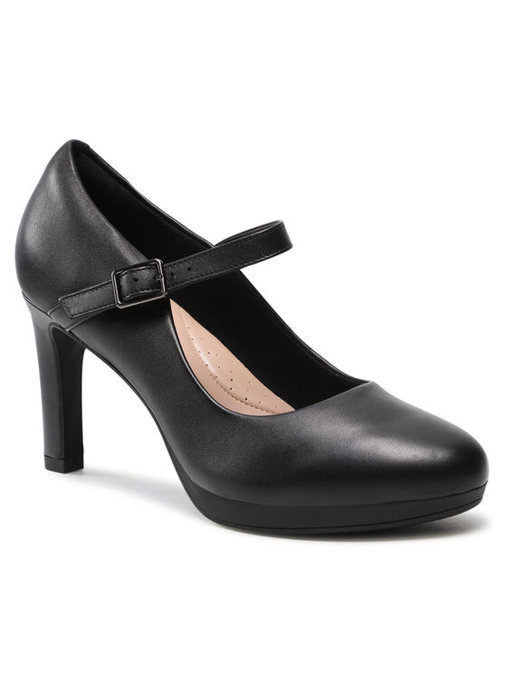 Clarks Clarks Pantofi Ambyr Shine 261577844 Negru