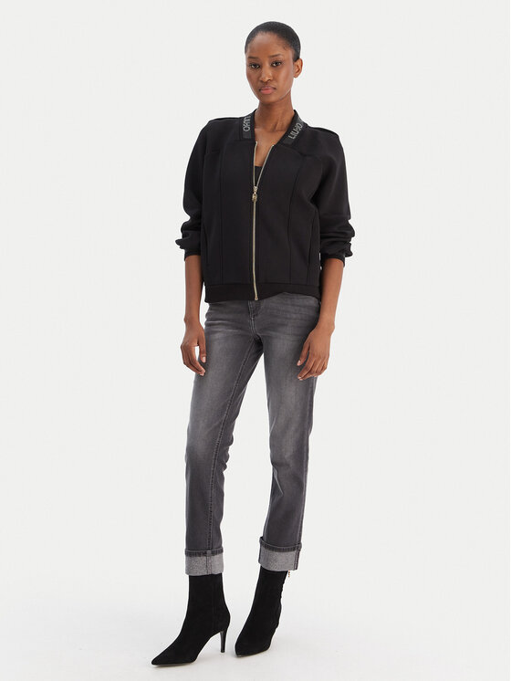 Liu Jo Sport Liu Jo Sport Pulóver TF5090 J4616 Fekete Regular Fit