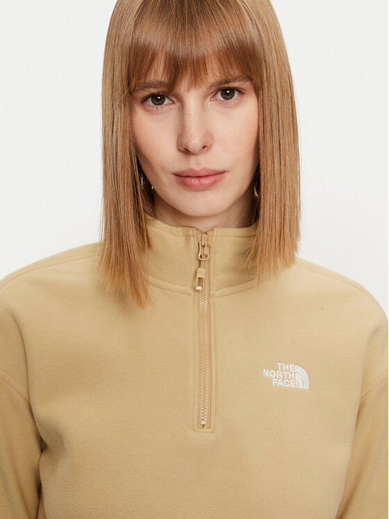 The North Face The North Face Felpa di pile Glacier NF0A855N Beige Regular Fit