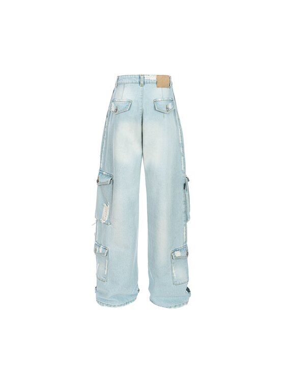 MissDenim MissDenim Jeansy Baggy Niebieski Boyfriend Fit