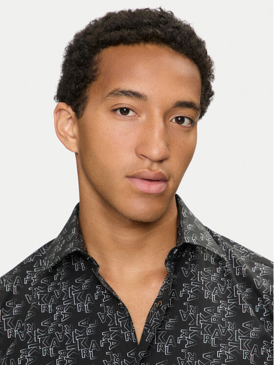 KARL LAGERFELD KARL LAGERFELD Cămașă 605000 544653 Negru Modern Fit