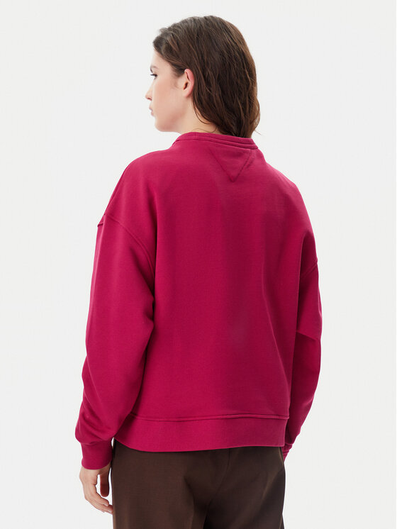 Tommy Jeans Tommy Jeans Bluza DW0DW19408 Różowy Boxy Fit