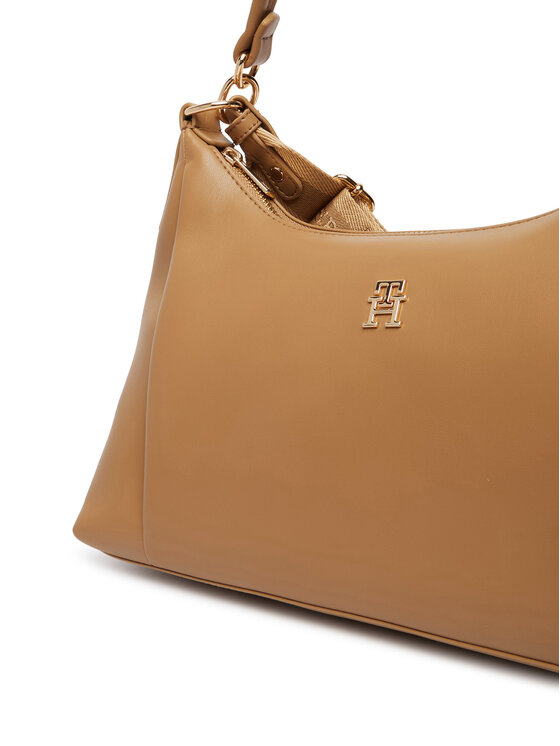 Tommy Hilfiger Tommy Hilfiger Geantă Th Essential Shoulder Bag AW0AW18373 Maro