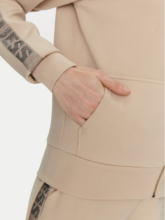 Guess Guess Majica dugih rukava W5RQ03 KBYE2 Bež Regular Fit