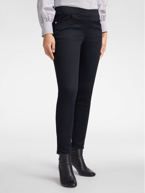 Elena Mirò Elena Mirò Pantaloni di tessuto P108P000220N033 Nero Regular Fit