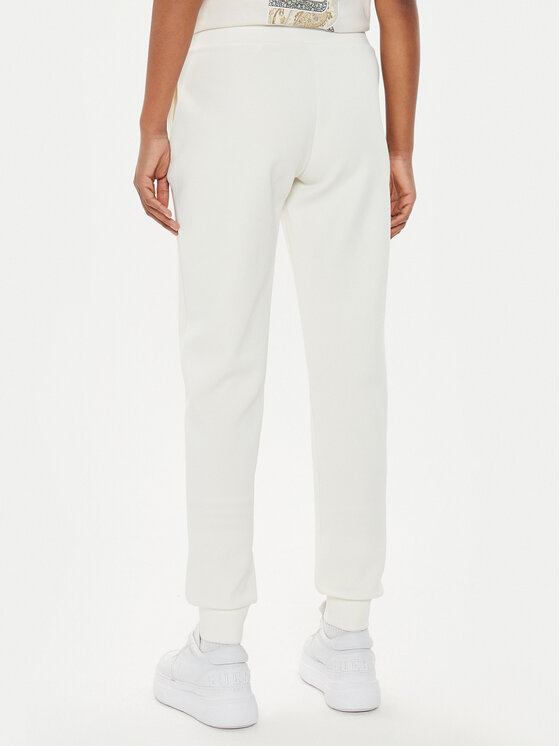 Guess Guess Teplákové kalhoty V4YB08 KCAY2 Écru Regular Fit