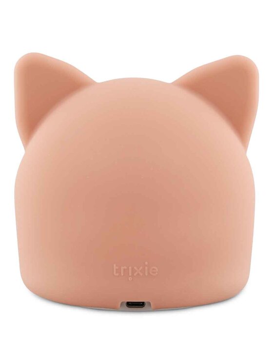 Trixie Baby Trixie Baby Lampka nocna Silikonowa lampka nocna - Kot Różowy