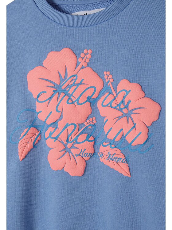 MINOTI MINOTI Bluza 22fleece55 Niebieski Regular Fit