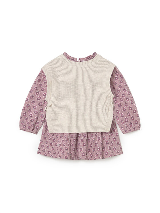 Mayoral Mayoral Set Pullover und Kleid 2913 Rosa Regular Fit