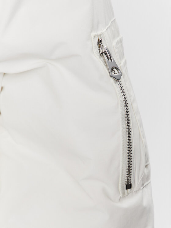 Outhorn Outhorn Kurtka bomber TJACF028 Écru Regular Fit
