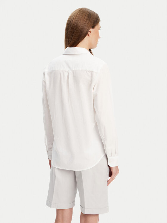 United Colors Of Benetton United Colors Of Benetton Риза 5WPQDQ0AX Бял Regular Fit