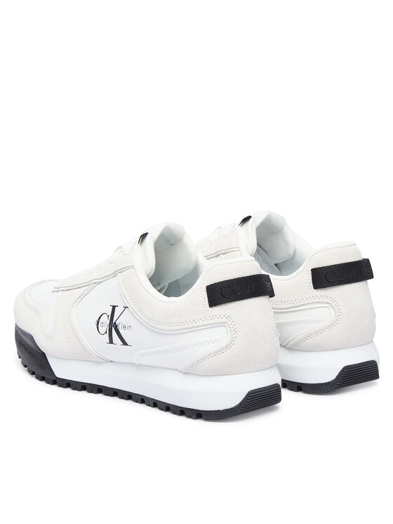 Calvin Klein Calvin Klein Tenisice Toothy Runner Irregular Lines YM0YM01461 Krem