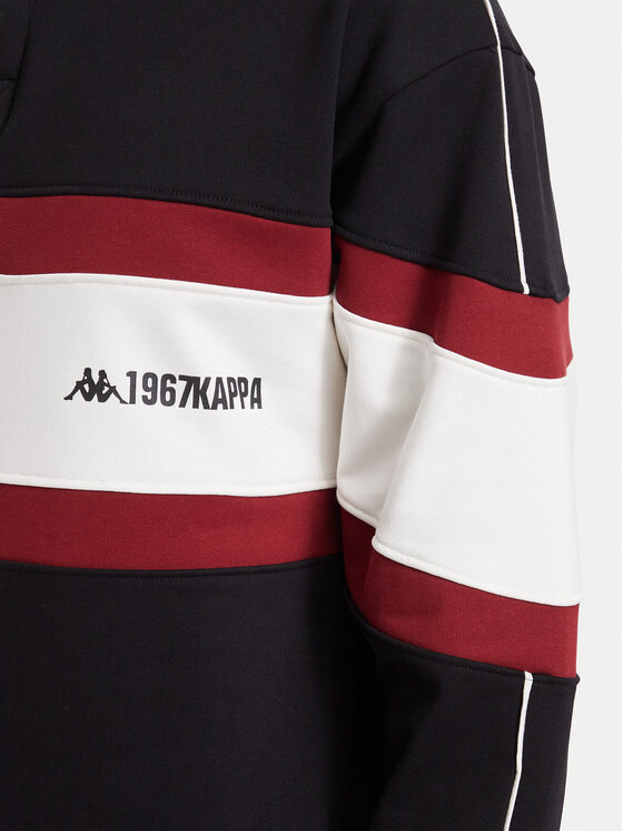 Kappa Kappa Polo majica 37284HW Črna Comfort Fit