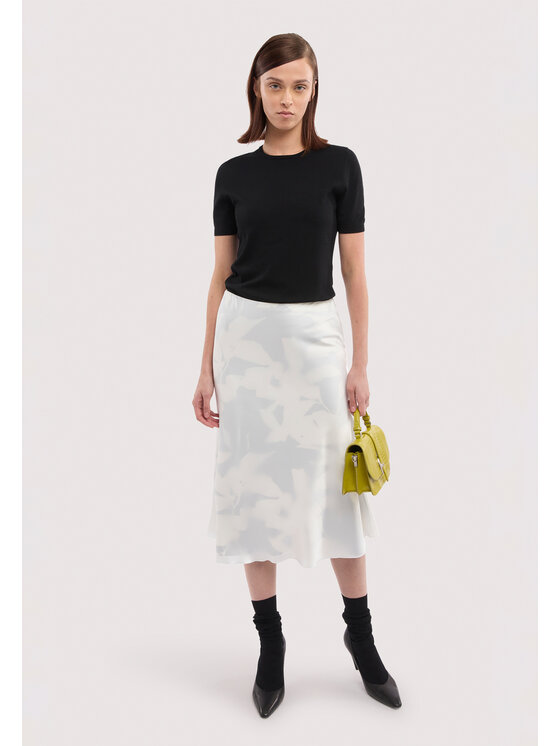 Trussardi Trussardi Spódnica midi 1187A000668N021 Biały Regular Fit