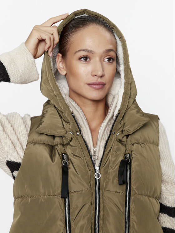 ONLY ONLY Bezrękawnik 15300259 Brązowy Regular Fit