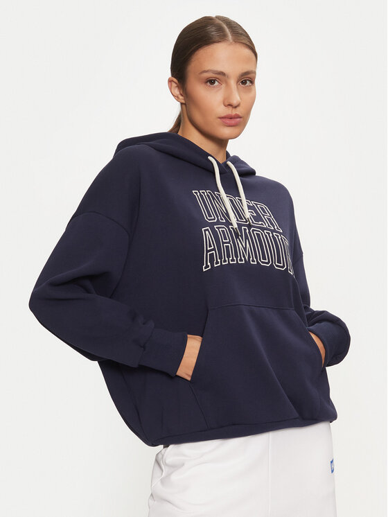 Női Pulóver Under Armour, Méret: S, Sötétkék, UA Icon Heavyweight 1386494