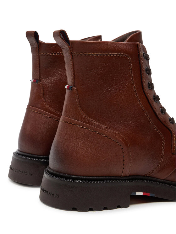 Tommy Hilfiger Tommy Hilfiger Μποτίνια FM0FM05183 Καφέ