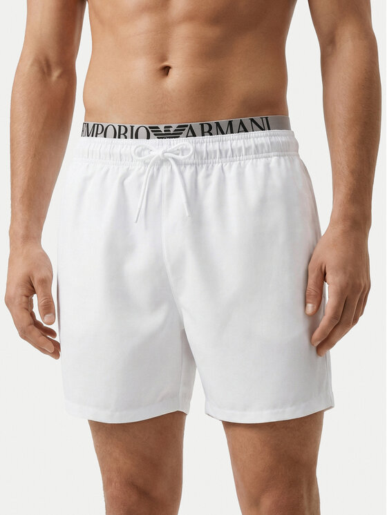 Emporio Armani Emporio Armani Шорти для плавання EM000686 AF20432 U0002 Білий