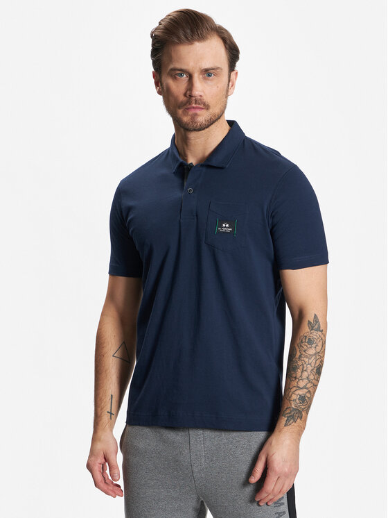 La Martina La Martina Polokošile VMP307 JS355 Tmavomodrá Regular Fit