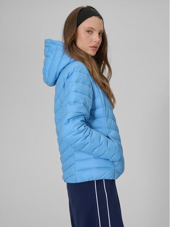 4F 4F Kurtka puchowa EVERYDAY ACTIVE Niebieski Slim Fit