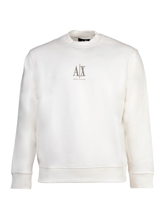 Armani Exchange Armani Exchange Sweter 28476 Biały Casual Fit