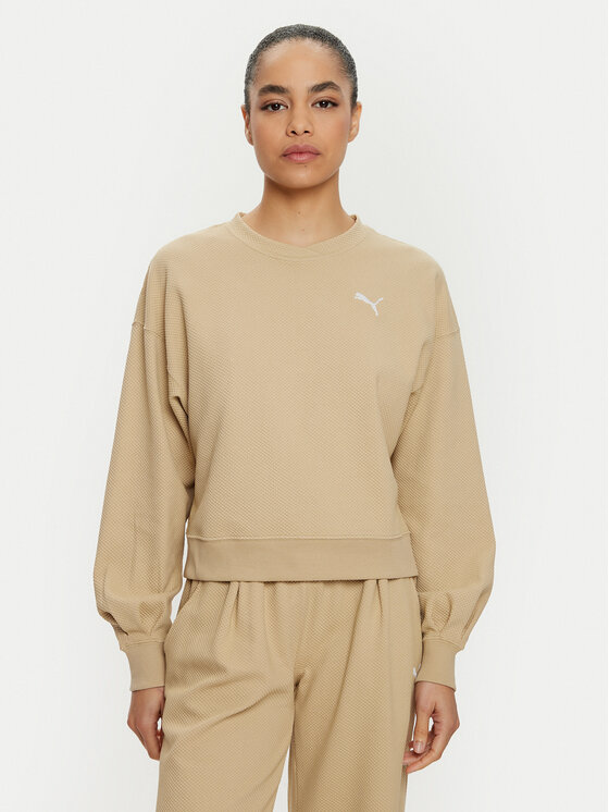 Puma Puma Bluză Her 676004 Bej Regular Fit