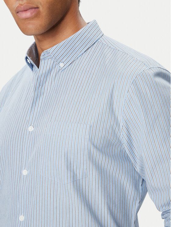 Calvin Klein Calvin Klein Риза LV04LH117G Светлосин Slim Fit
