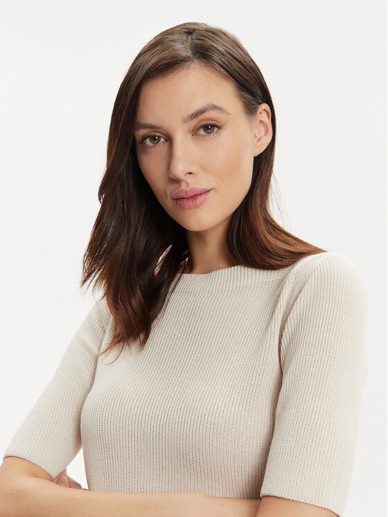 MAX&Co. MAX&Co. Sweter Passata 2416361033270 Beżowy Regular Fit