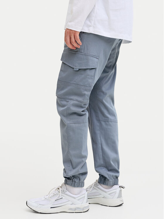 Jack & Jones Jack & Jones Spodnie materiałowe Paul Flake 12139912 Niebieski Regular Fit